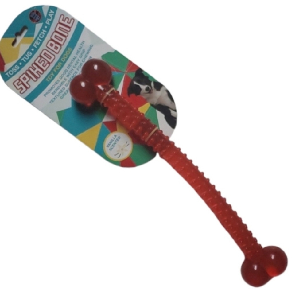 Bow Wow Pet Vanilla Scented Spike Bone Toy